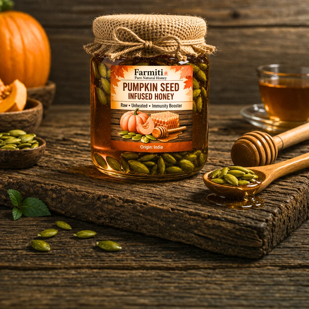 Pumpkin Seed infused honey supplier India bulk export