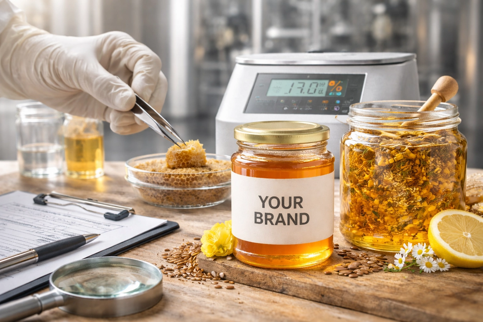 Bulk honey packaging supplier India private label export